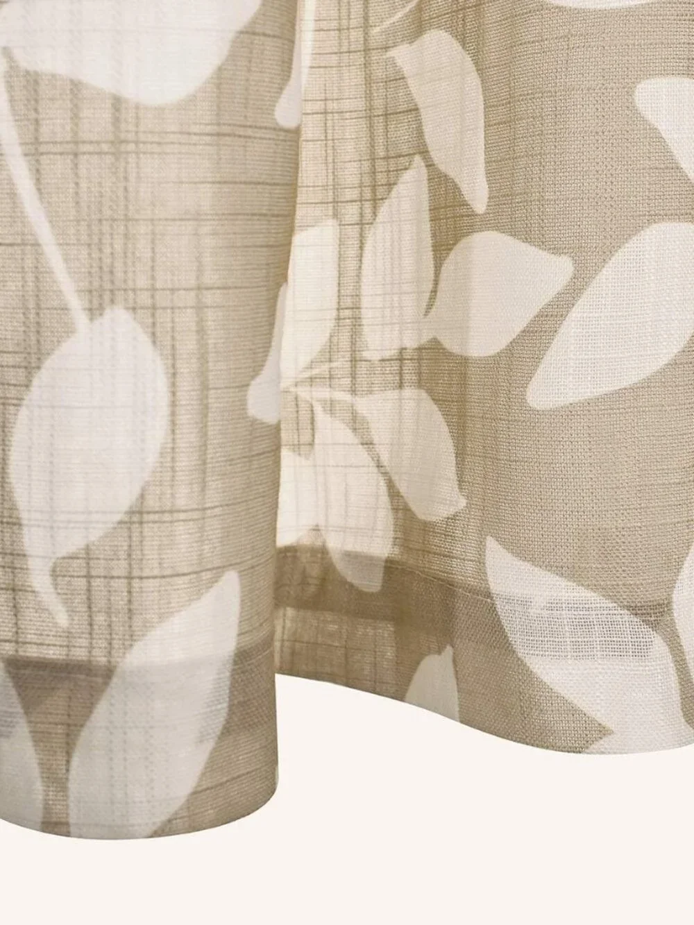 Leaf Print ✨ Semi-Sheer Curtains 52x84